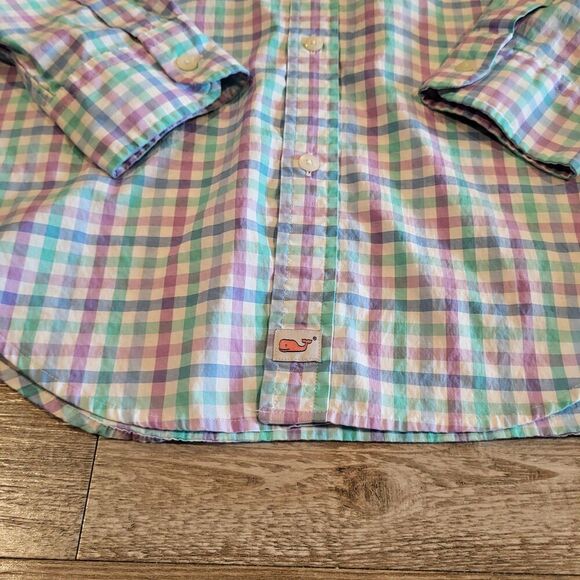 Vineyard Vines Classic Fit Murray Shirt Long Sleeved Button Up Shirt Size Small - Picture 2 of 9